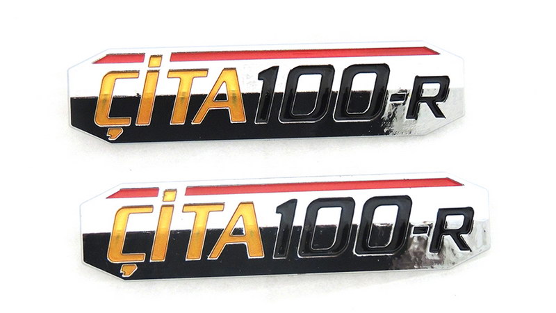 YAN KAPAK YAZISI METALİK TAKIM ( ÇİTA100-R GOLD )